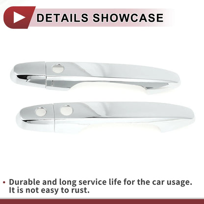 Car Door Handle Cover Set for Honda CR-V 2012-2016 Silver Tone ABS