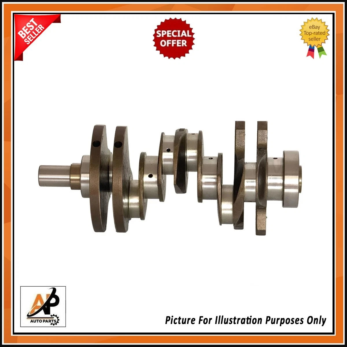 Crankshaft with Engine Rebuild Kit for Land Rover Range Rover TDV6 (2014–2017)