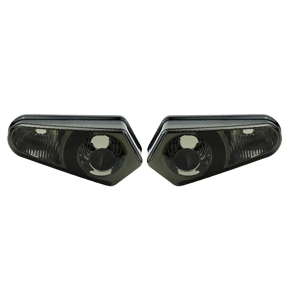 Black Tail Light Covers for Polaris RZR 800, Sportsman 500 (2005-2014)