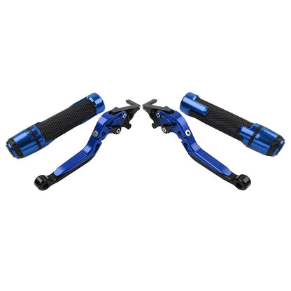 Blue Extendable Brake Clutch Levers Grip Set for Honda ADV150 (2019-2020)
