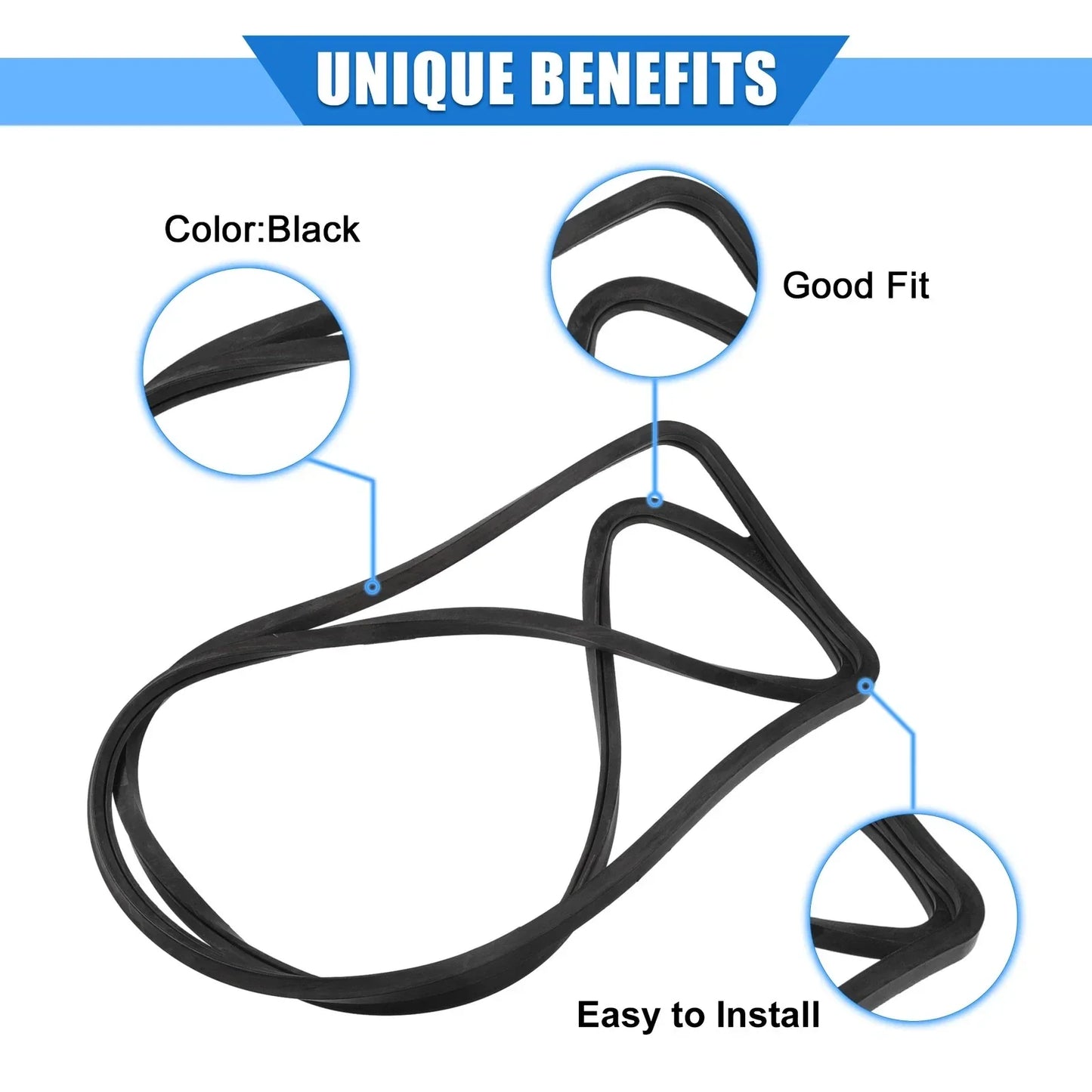 Valve Cover Gasket for Dodge Ram Truck 1999-2002 Rubber Black
