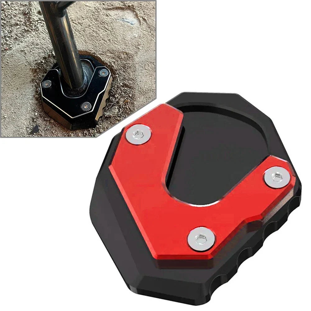 Side Stand Enlarger Kickstand Pad for Honda XL750 TRANSALP (2023-2024) Red