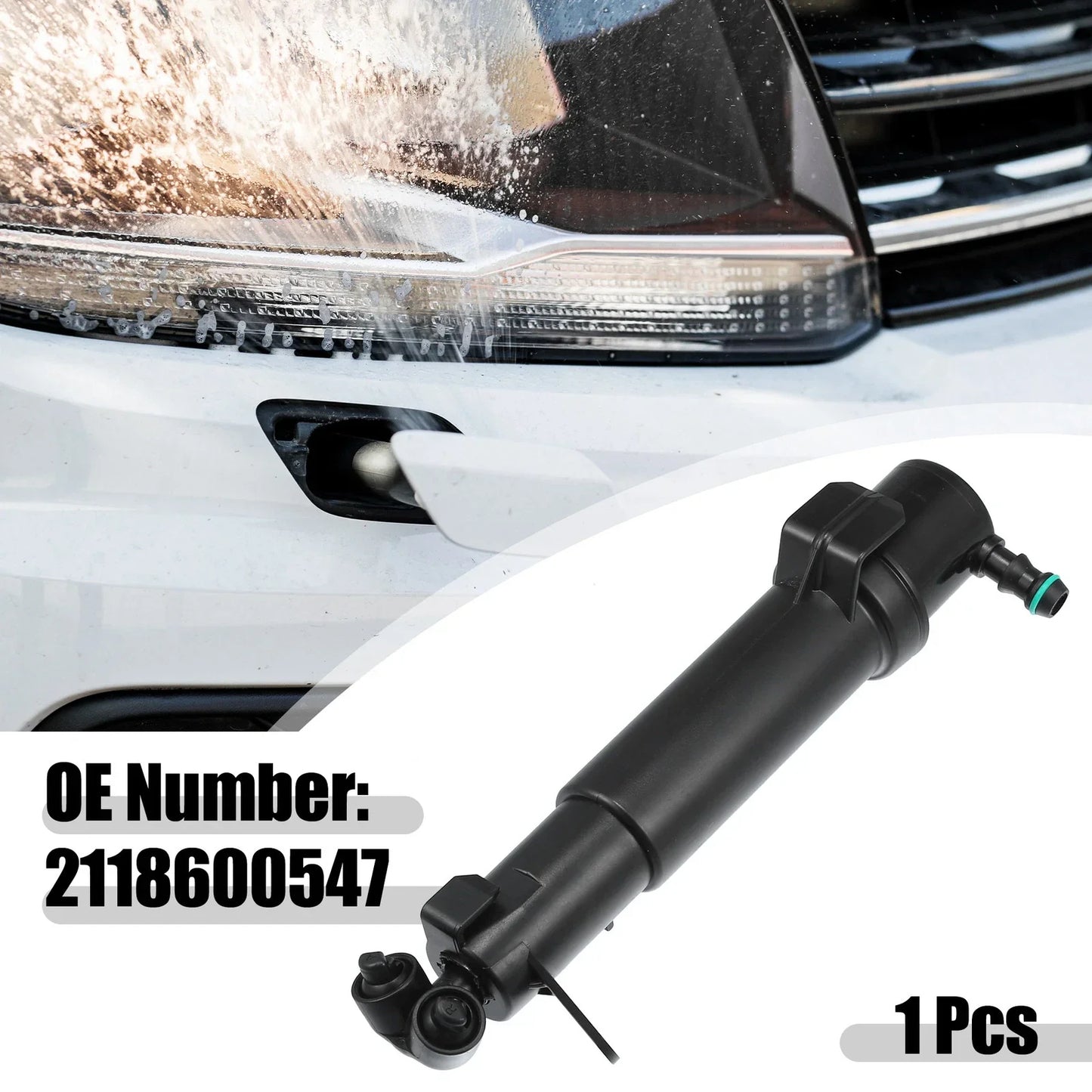 Front Left Headlight Washer Nozzle for Mercedes-Benz E 320 (2003-2007)
