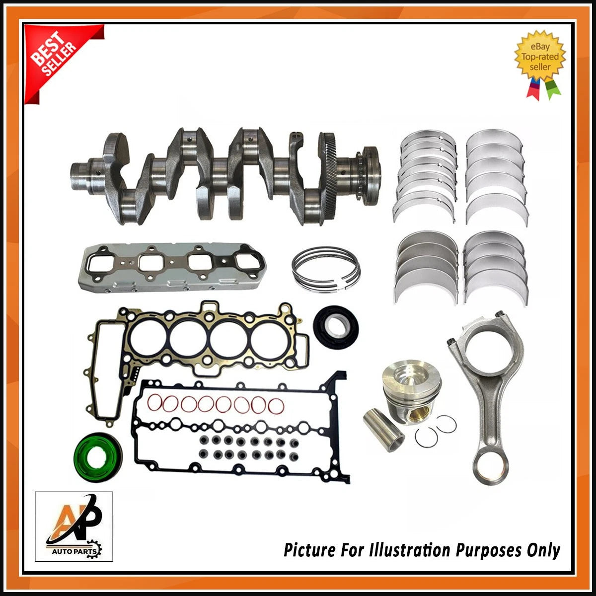 Crankshaft Replacement with Rebuild Kit for Land Rover 2.0 Diesel (2015–2020)