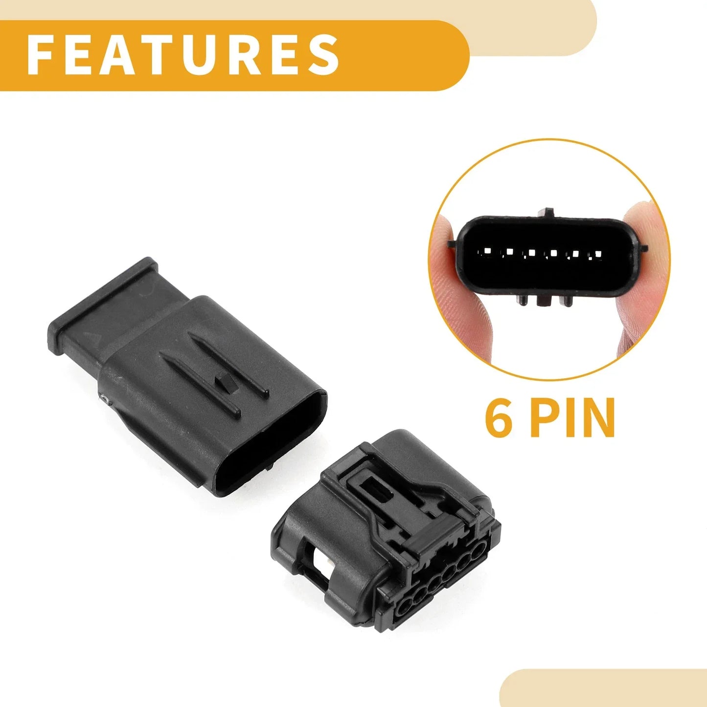6 Pin Accelerator Pedal Connector Plug for Lexus