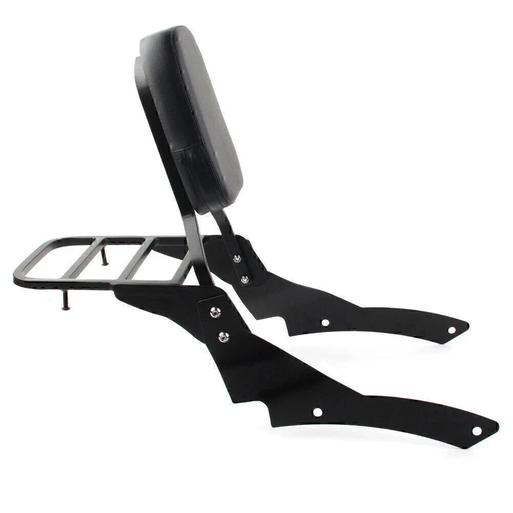 Backrest Sissy Bar Luggage Rack for Yamaha V-Star XVS400 XVS650 (98-13)