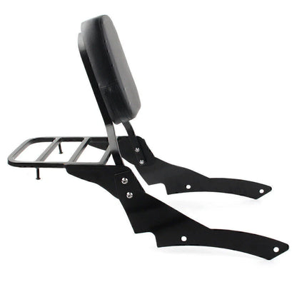 Backrest Sissy Bar Luggage Rack for Yamaha V-Star XVS400 XVS650 (98-13)
