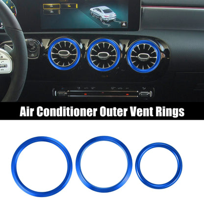 7 x Air Conditioning Outer Vent Rings Covers for Mercedes Benz A-Class