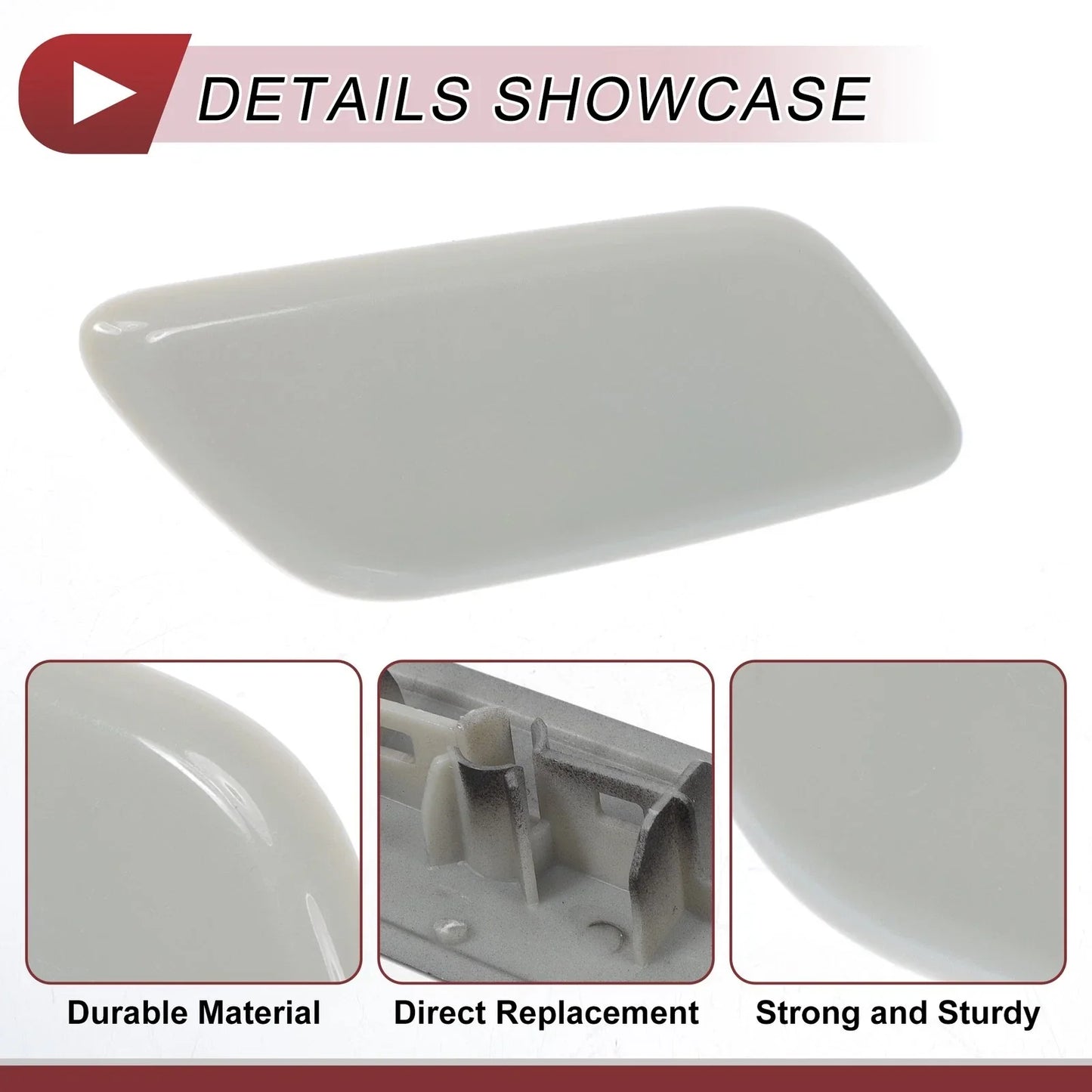 Front Right Washer Nozzle Cover for Lexus LX570 (2013-2015) Unpainted 1 x