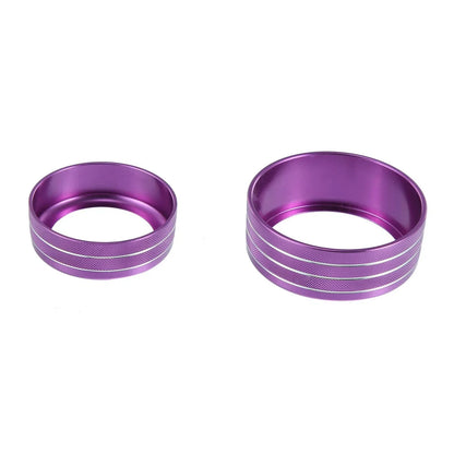 Purple Paddle Shifter AC Volume Knob Cover Ring Trim for Dodge Charger (2011-2023)