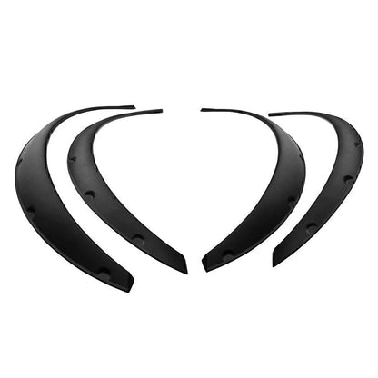 2.75" Universal Flexible Car Body Wheel Fender Flares Extra Wide Arches