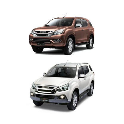 4x Stainless Steel Kick Plates for Isuzu MU-X SUV (2012-2020)