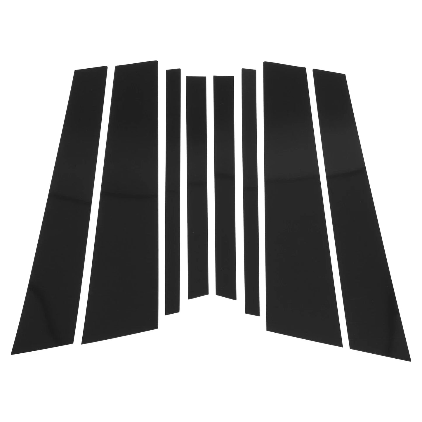 8 Pcs Door Pillar Window Trim for BMW X3 (2018 - 2024) Black