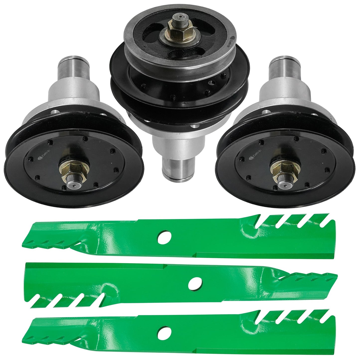 Deck Spindle Assembly with Blade Kit for Exmark TT20KCC TT23KAC (2015–2020)