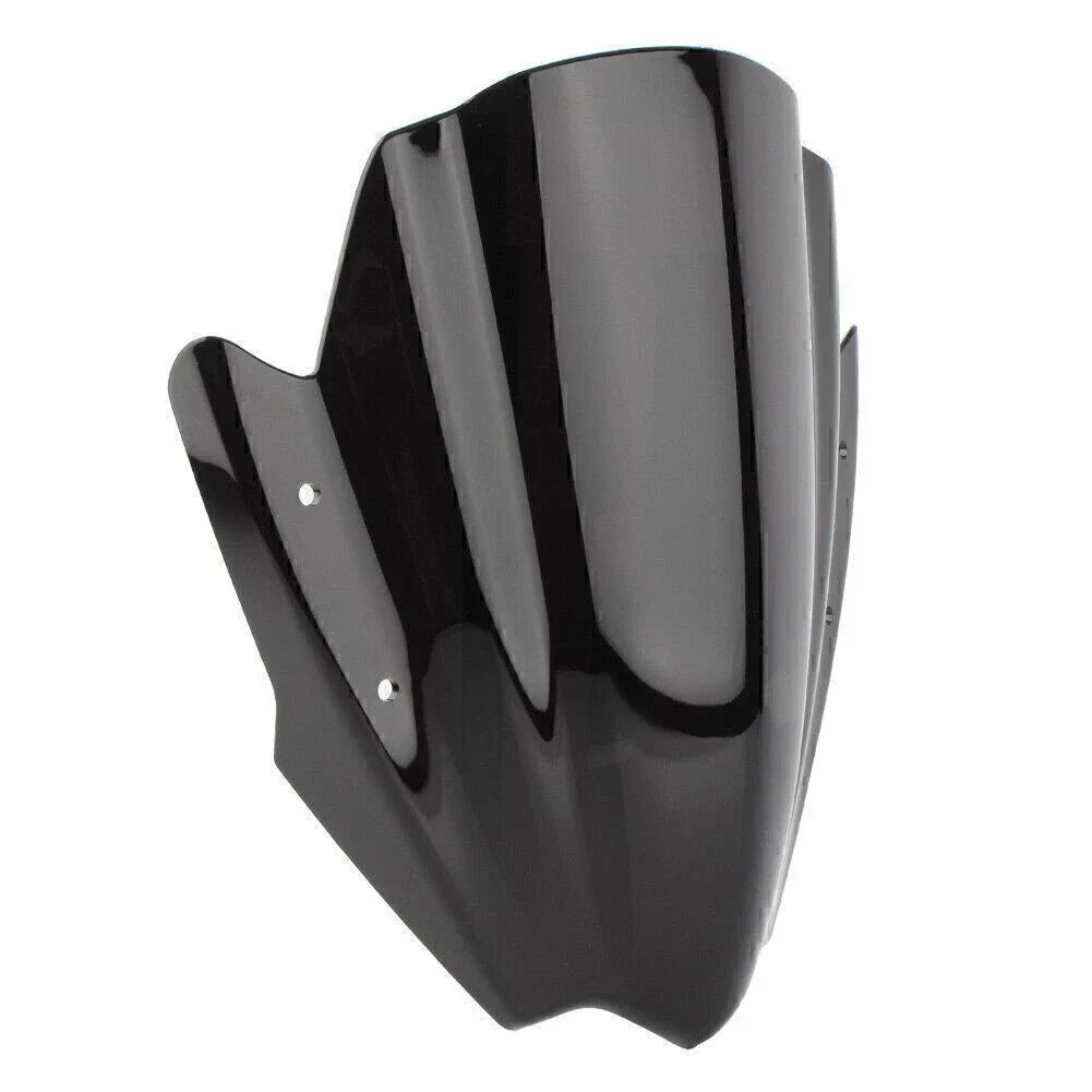 Black ABS Handlebars Clamp Mount Windshield Protector for Universal Motorcycles