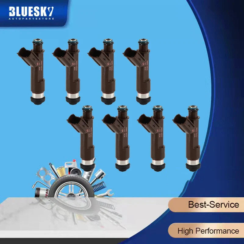 8 Pcs Fuel Injectors for Toyota Land Cruiser UZJ100 4.7L V8 (2005-2007)