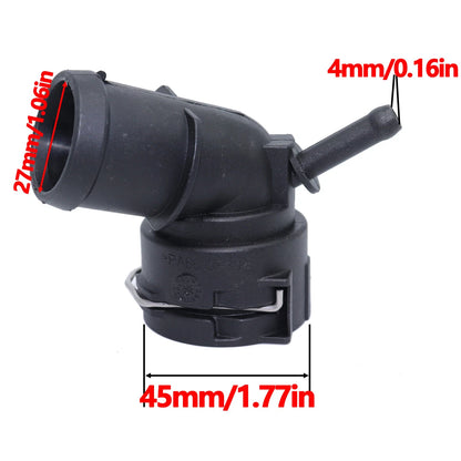Coolant Hose Flange Upper Connector for VW Golf Mk5 Mk6 (2004–2013)