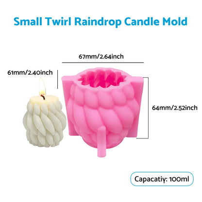 3D Silicone Candle Molds for DIY Craft Epoxy Casting