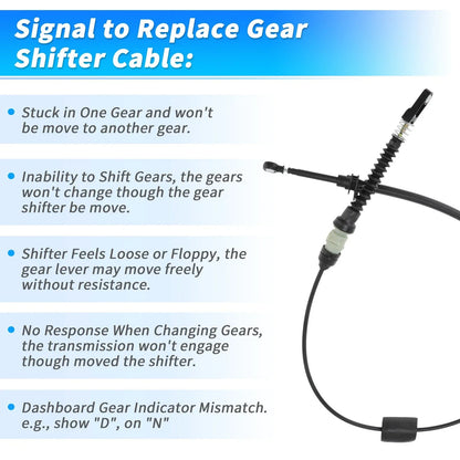 Auto Trans Gear Shifter Cable for Dodge Avenger, Chrysler 200 (2011-2014)