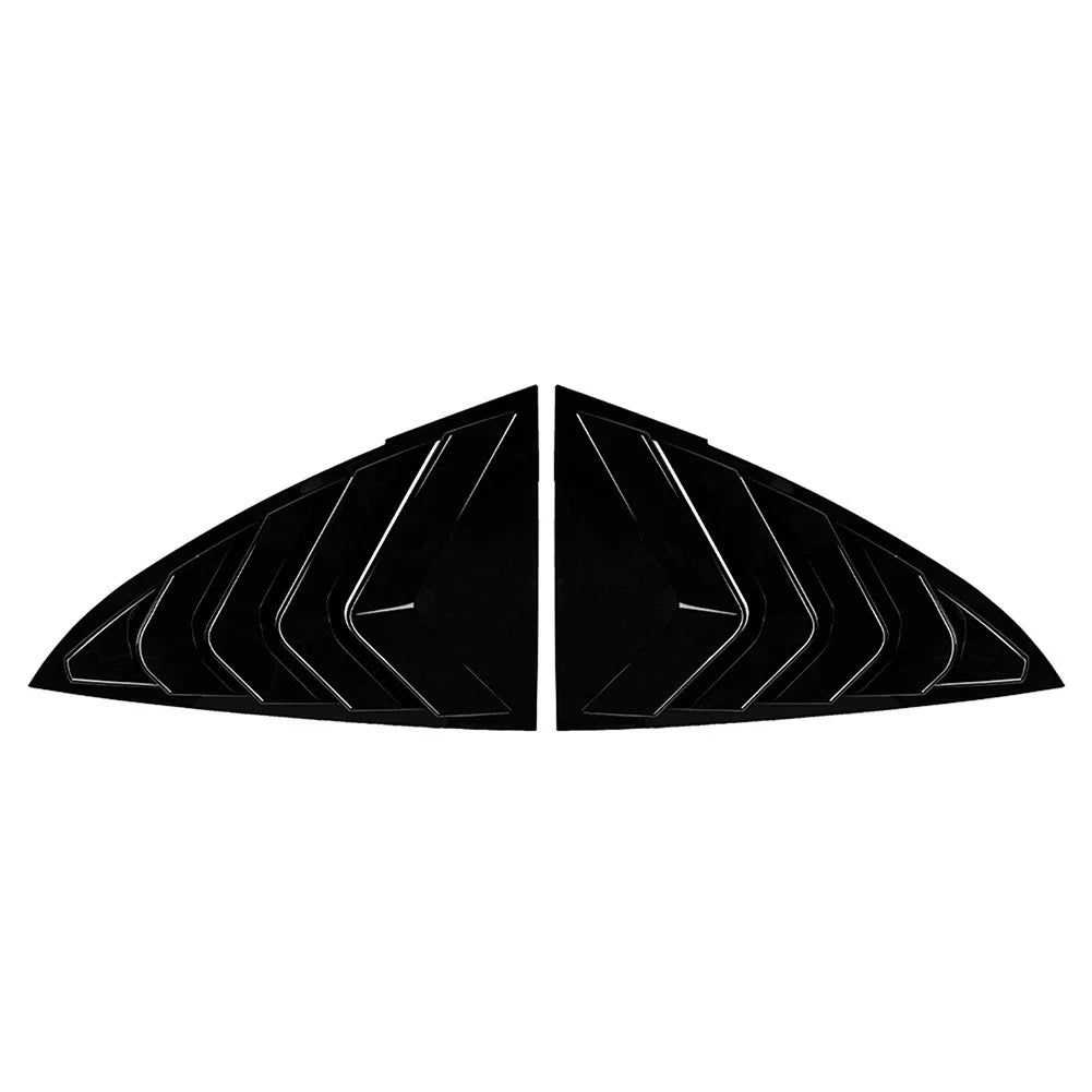 Rear Window Side Vent Shutter Louver Cover Trim for Tesla Model 3, Y (2017-2023)