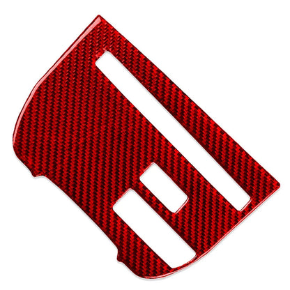 Carbon Fiber Red Central Console CD Panel Cover Trim for Nissan GTR R35 (08-16)