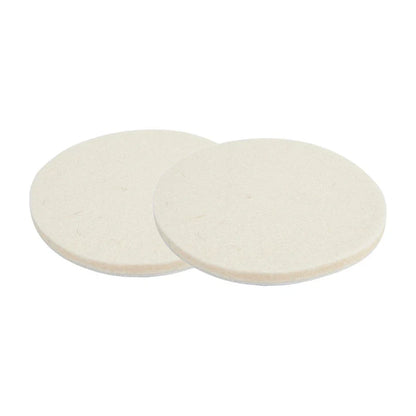 2 x Soft Wool Felt Cleaning Pad for Car Detailing Furniture and More