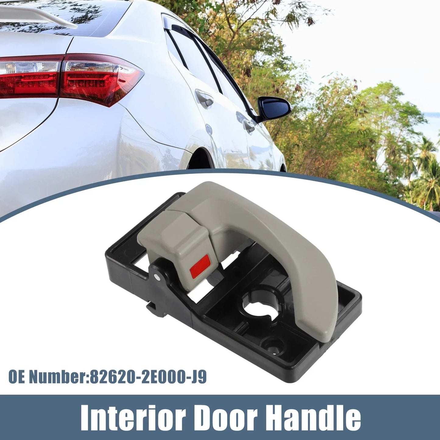 Interior Door Handle for Hyundai Tucson (2016-2023) - Black Beige