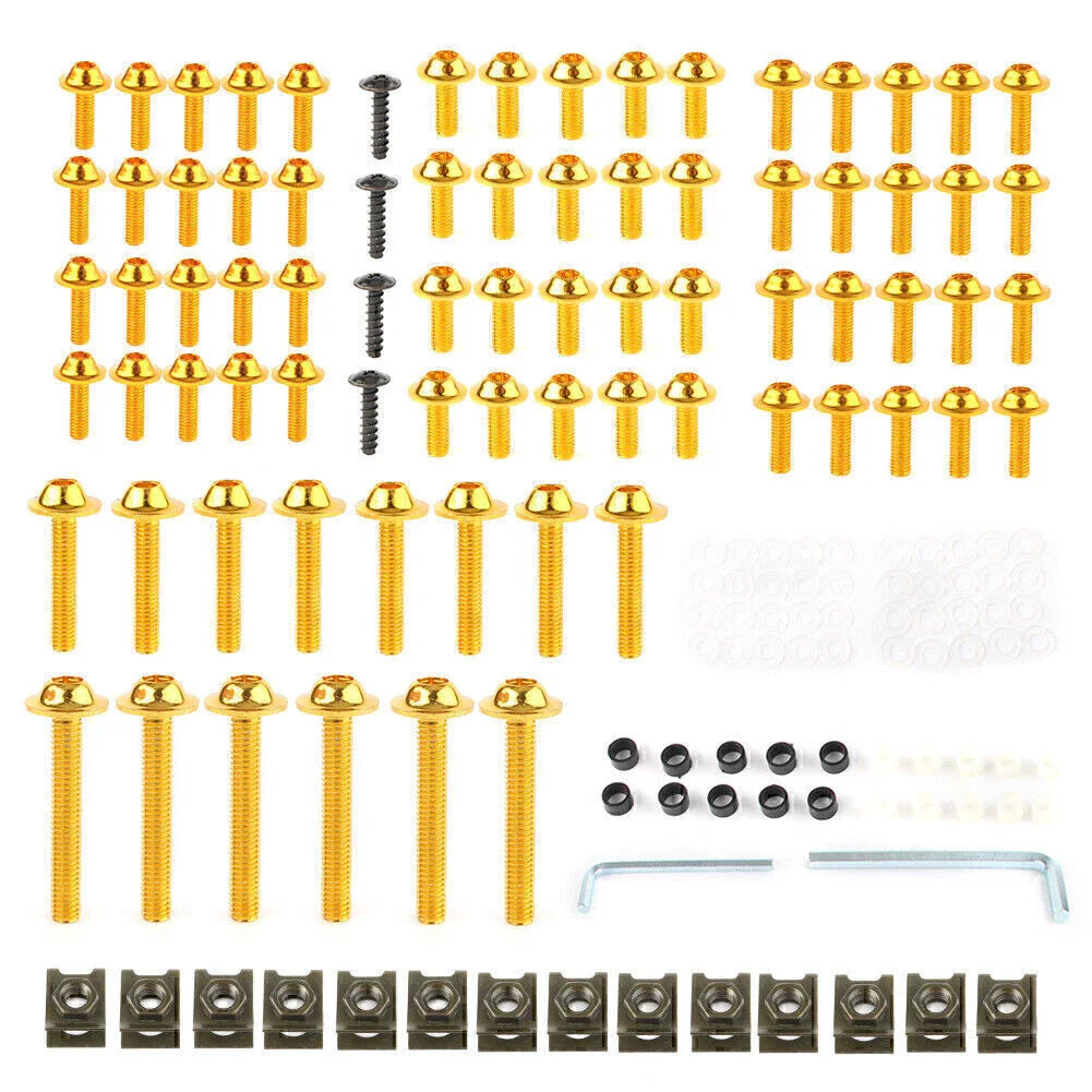 Fairing Bolt Kit for Kawasaki Ninja ZX6R ZX7R ZX9R ZX14