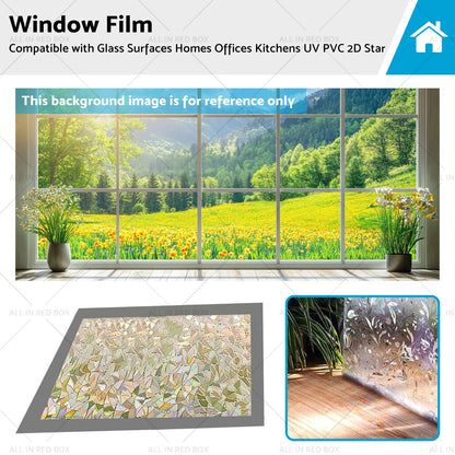 Static Cling Window Film Privacy Glass Sticker for Universal Fit