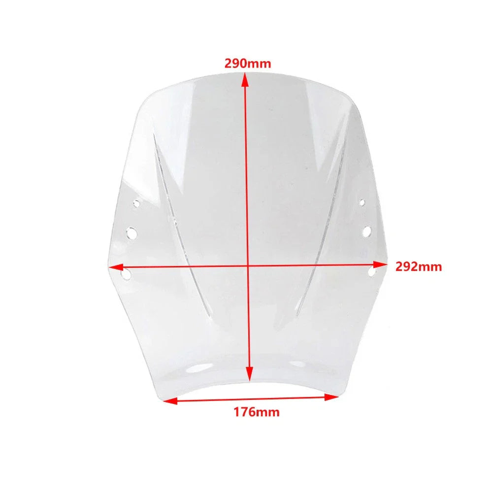 Universal Motorcycle Windshield Deflector for Various Models