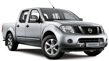 Black Glossy Outer Door Handle Left for Nissan Navara D40 Frontier (2005-2015)