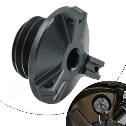 Black Engine Oil Cap Cover for Kawasaki Z400 Z650 Z800 Z900 Z1000 (2018-2023)