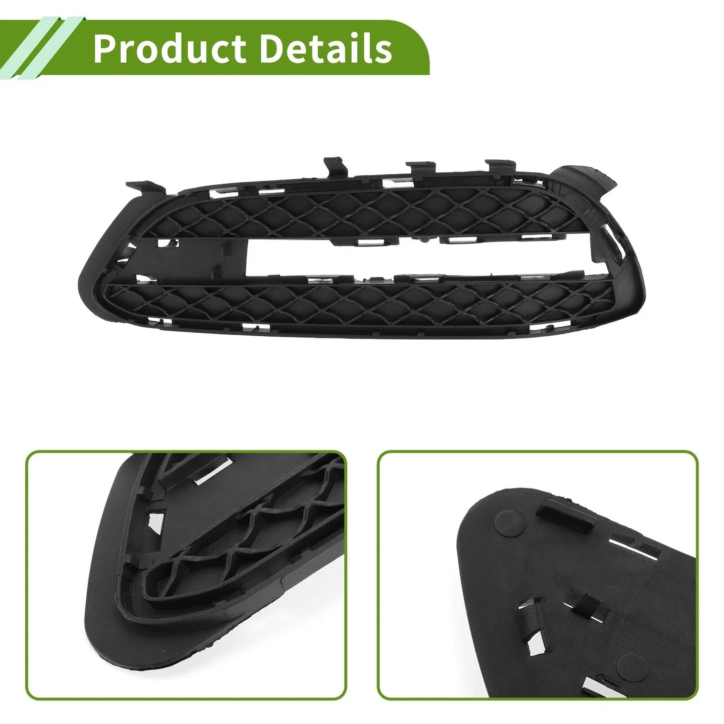 Front Left Fog Light Grill for Mercedes-Benz E-Class 2009-2013 (1 pc)
