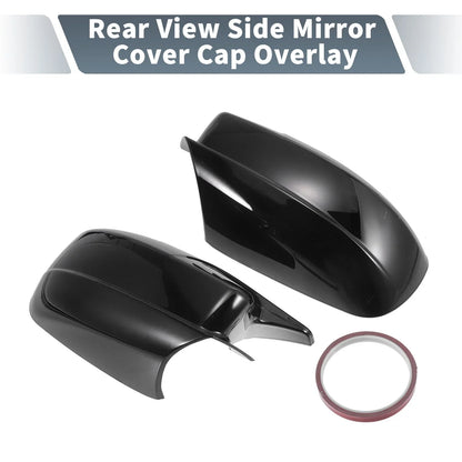 Rearview Mirror Cover Overlay Gloss Black for Dodge Charger (2011-2021)