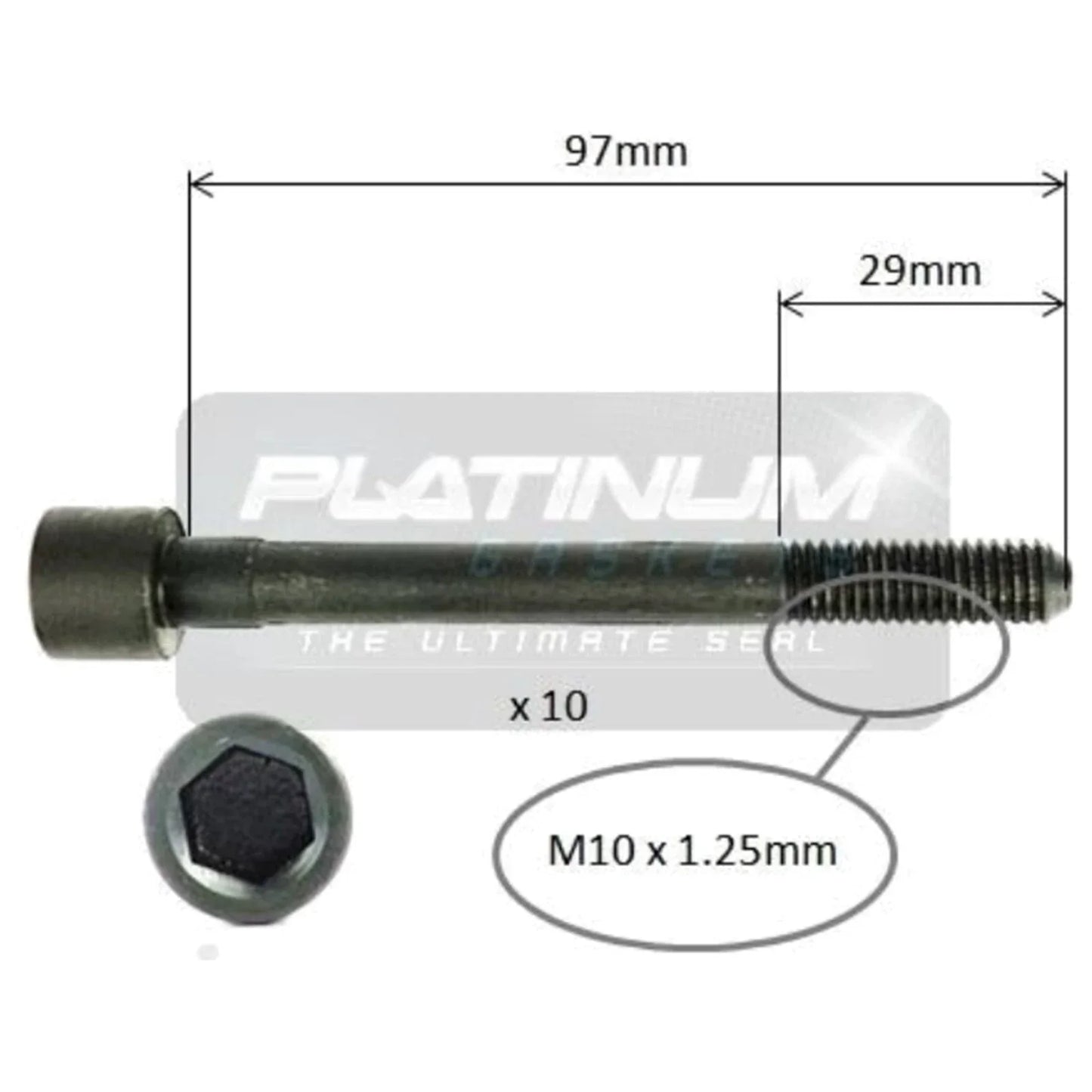 Engine Cylinder Head Bolt Set for Nissan Pulsar N14 N15 4cyl 1.6L GA16DE 1991~00