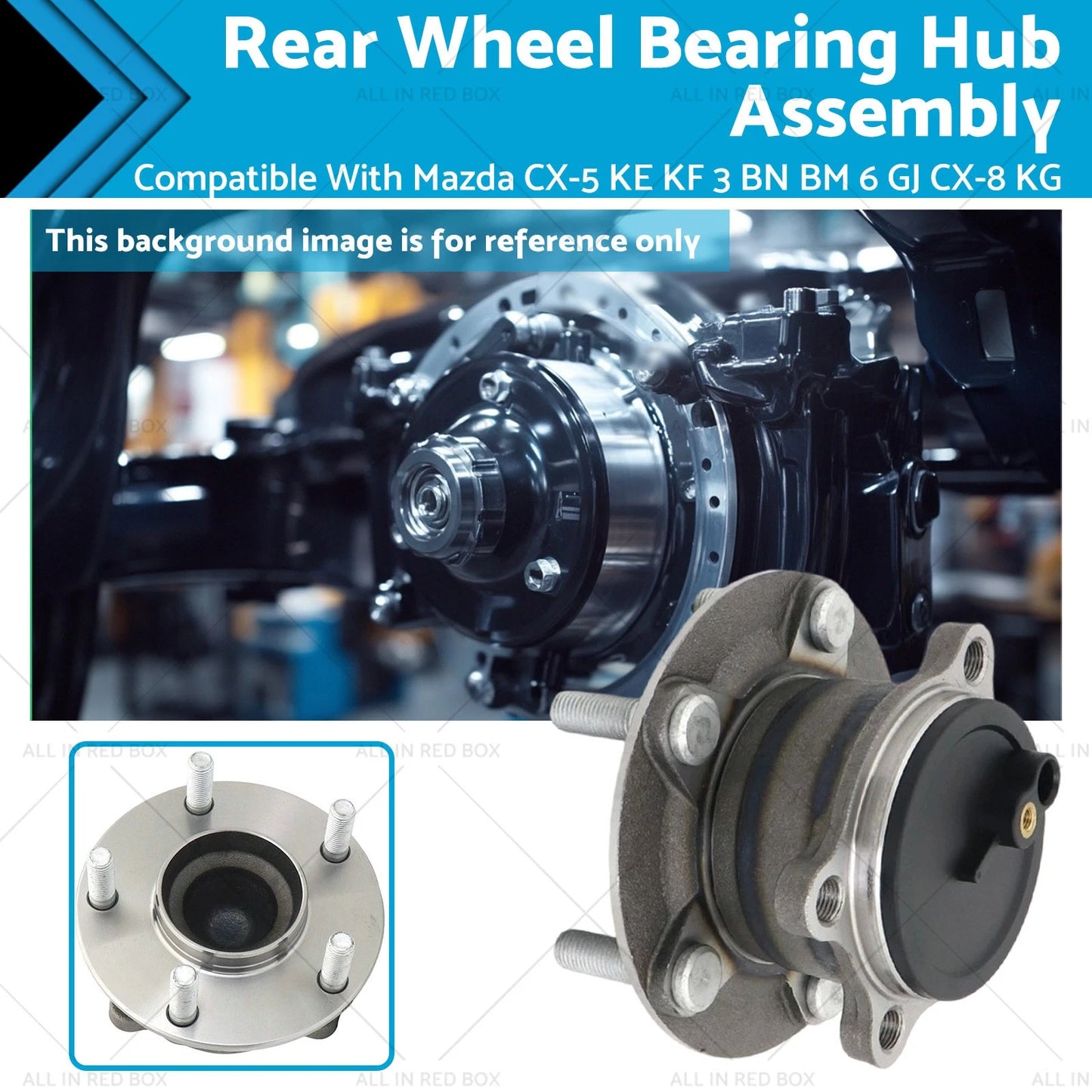 Rear Hub Assembly for Mazda CX-5, CX-8, Mazda 3, Mazda 6 (2012-2023)