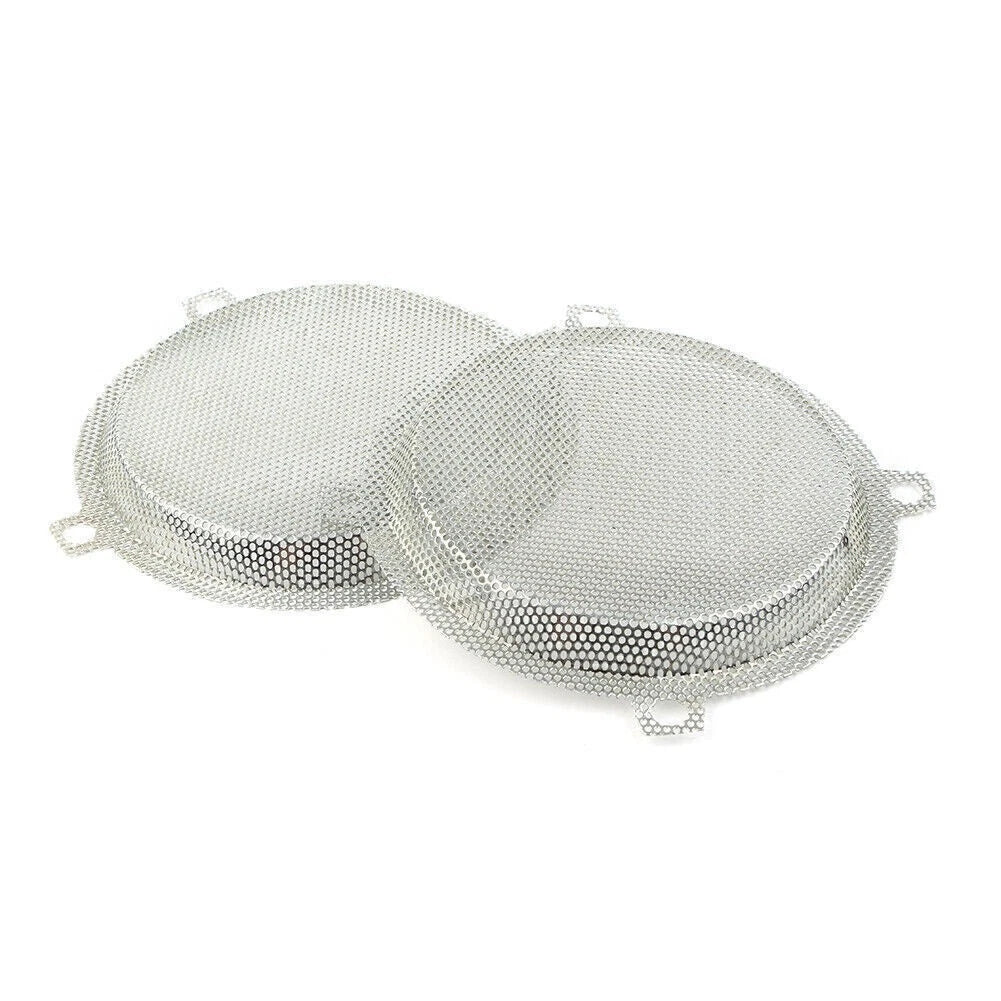Punched Front Mesh Speaker Grills Covers for Harley Touring Electra Glide