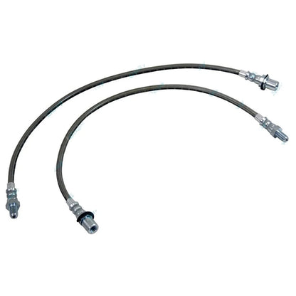 2 Braided Extended Brake Lines Hose for 80 Series HZJ80 HJ80 FZJ80 HDJ80