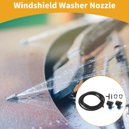 Windshield Washer Nozzle Kit for Chevrolet Malibu (2013-2023) with Fluid Hose