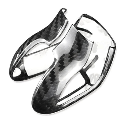 Black Carbon Fiber Gear Shift Knob Cover for Volvo XC60 XC90 S60 S90 (2010-2023)
