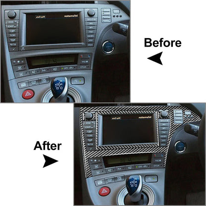 3 x RHD Central Console GPS Navigation Frame Trim for Toyota Prius (2012-2015)