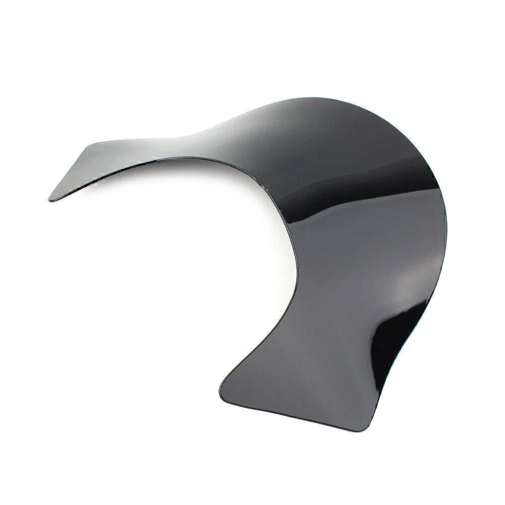 Laminar Black Lip Windshield for Harley Dyna, Sportster, Softail