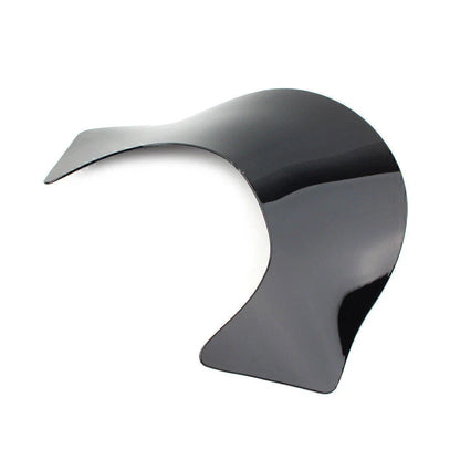 Laminar Black Lip Windshield for Harley Dyna, Sportster, Softail