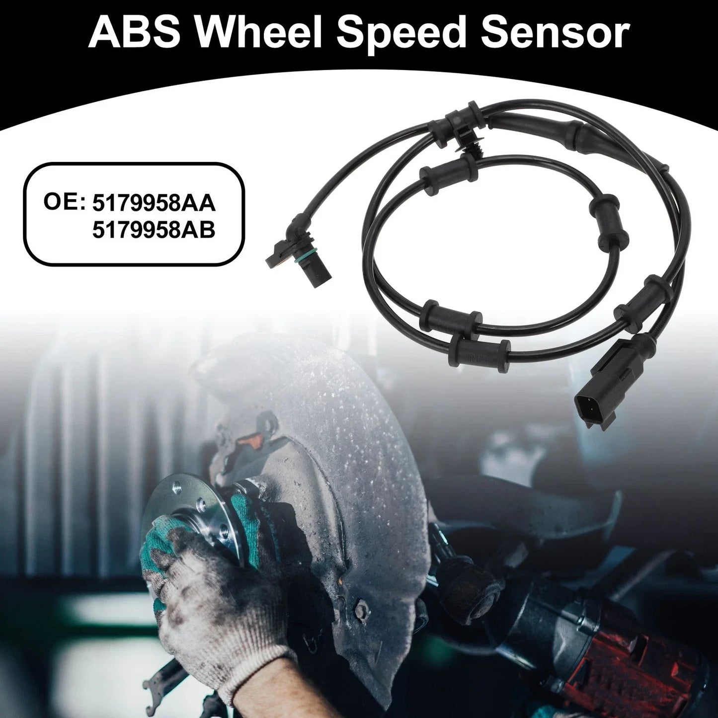 ABS Wheel Speed Sensor for Dodge Ram 1500 Laramie SLT 5.7L (2002-2008)