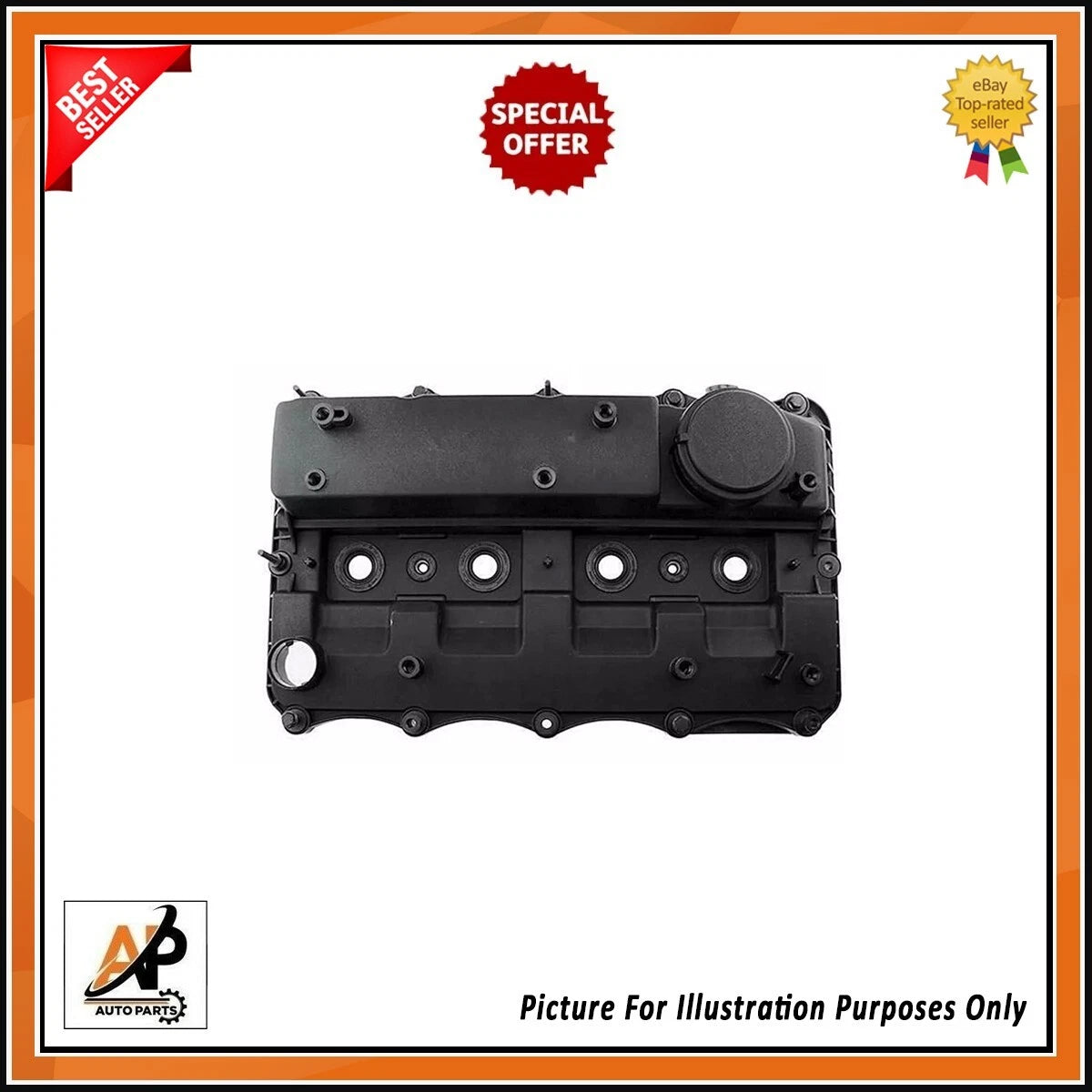 Camshaft Rocker Cover Assembly Replacement with Gasket for Ford Transit Custom (2014–2023)