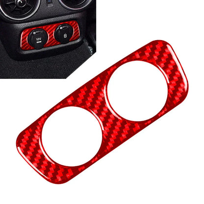 Rear Air Vent Outlet USB Cover Trim for Kia Stinger (2018-2023) Red