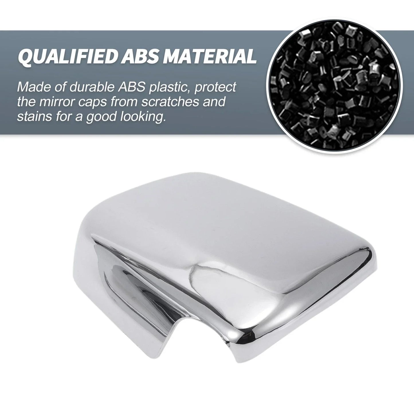 Rearview Mirror Cover Overlay Chrome Plated for Lexus RX300 SUV (1999-2003)