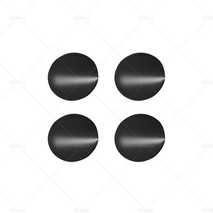 4 x 60mm Black Hub Caps for Universal Wheel Center Rim Caps