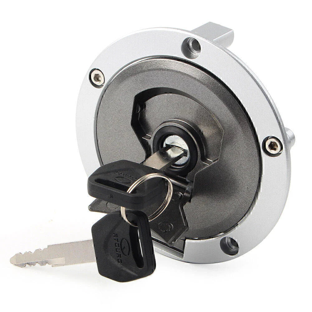 Motorcycle Fuel Gas Cap Cover Alloy Lock Keys for Honda Rebel 300 (2017-2018)