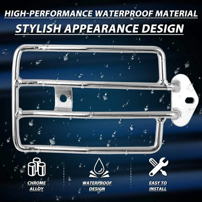 Chrome Solo Seat Rear Luggage Rack for Harley Sportster XL 883 1200 (2004-2015)